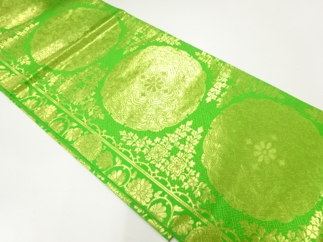 JAPANESE FUKURO OBI / WOVEN FLOWER